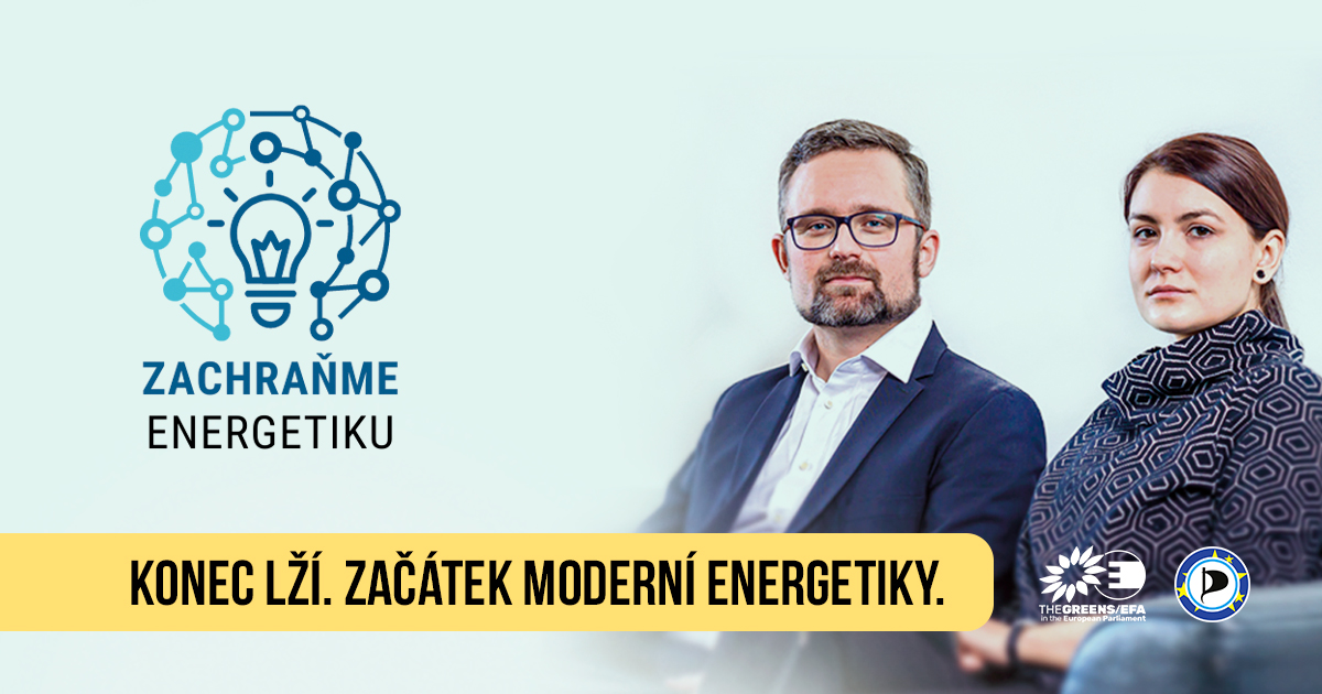 Piráti: Mýty o energetice škodí Česku. Je čas brát vážně fakta, dnešní stav poškozuje obyčejné lidi